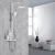 Import Azeta European Shower Column With Faucet Mixer Bathroom Thermostatic Rain Bath Shower Sets from China
