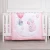 Import Baby cribs cartoon pink rabbit theme 100% polyester baby girl comforter  soft new born baby bedding set from China