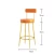 Import Back Kitchen Gold Metal Tall Table Restaurant Furniture Iron Luxury High Bar Stool Bar Chair from China