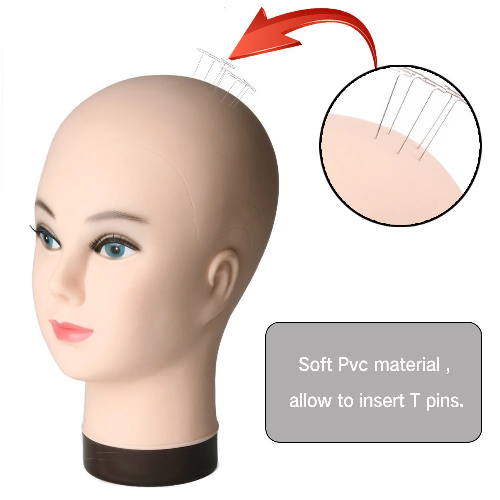 Buy Bald Female Cometology Mannequin Head Training Head For Wig