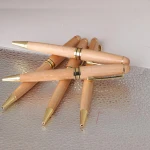 Ball Point Pen Manufacturer Promotional Wood Custom Logo Handmade Wooden Vintage Ballpoint Pen Office & School Pen Bamboo