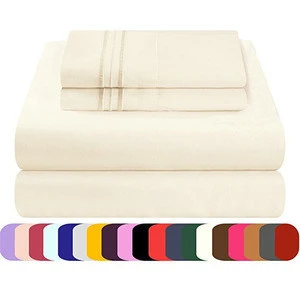 Bamboo Fiber Hypoallergenic Wholesale Hotel Bamboo Bed Sheets