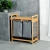 Import Bamboo Laundry Hamper Sorter Basket With Storage Shelf from China