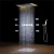 Import Bathroom 360*500MM SUS304 Led Rain Thermostatic Shower Set System with Hand shower from China