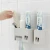 Import Bathroom Accessories Set Tooth Brush Holder Automatic Toothpaste Dispenser Holder Toothbrush Wall Mount Rack Bathroom Tools Set from China
