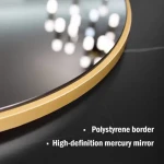 Beauty counter barbershop decoration led beauty mirror salon furniture hair salon equipment hair station salon furniture barber