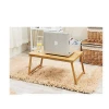 Bed study table durable antiscratch waterproof smooth surface computer desk wood