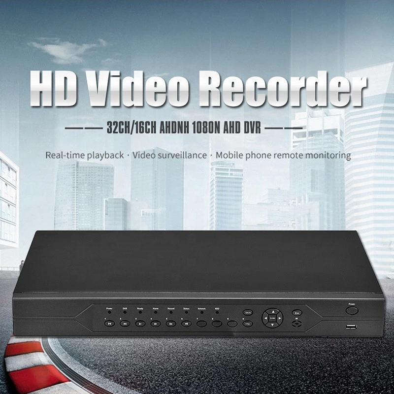 BESDER 32CH AHD DVR 1080N 5 In 1 AHD CVI TVI Analog IP Hybrid Video Recorder 2 SATA Port Alarm I/O ONVIF Security CCTV DVR HVR