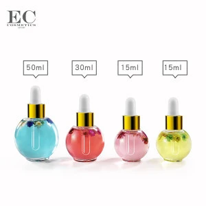 Best amazon sales diy nail growth repair treatment oil cuticle softener moisturizer flower infused cuticle oil for fingernails