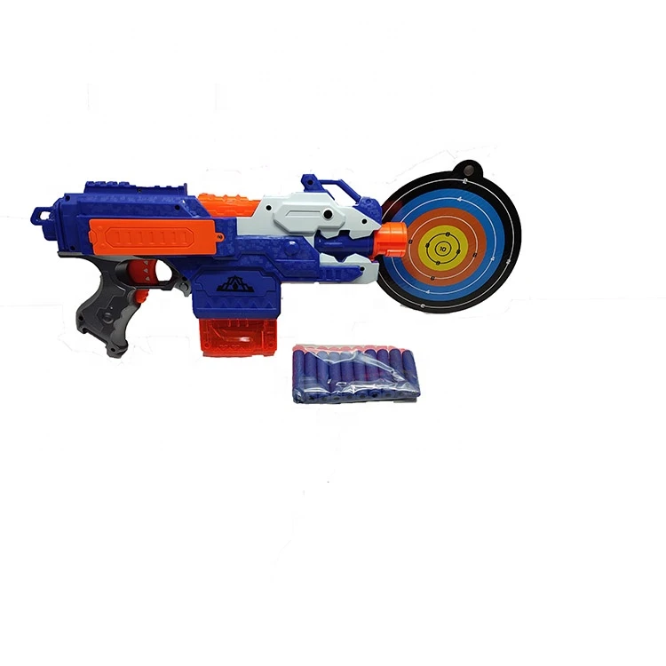 Best selling boys favorite weapon toy with a soft charge 20 shot target one shot electric soft charge