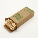 Best selling products 2020 in usa amazon disposable natural plant fiber wheat biodegradable drinking straw