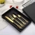 Import Best Selling Products Durable Luxury Handle Dinnerware Gold Plated Stainless Steel 4Pcs Kitchen Cutlery Set from China