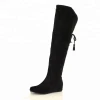 Best Selling Winter Shoes Woman Over-the-knee High Boots Lace-up Warm Snow Boots Comfortable Flat Long Boots Shoes