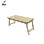 Best supplier Mobile folding computer desk laptop table wood foldable computer desk folding