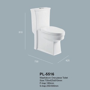 Bestary Oval Shape One Piece Bathroom White Color Sanitary Ware Ceramic Toilet Bowl