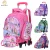 Import BESTWILL 3 in 1 School Backpacks Set Girls Cartoon Bookbags Bagpack with Lunch Bag and Pencil Case School Bags Set Kids from China