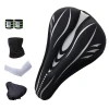 Bicycle Parts Shock-proof Bike Saddel,Durable Seat Cushion Cover,Summer Anti-UV Ice Sleeve,Wrist Support And Black Shield Set