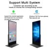 Big Size 75/86 inch Full Screen Digital Signage and Display Floor Standing Advertising Standing Player Kiosk Touch Screen