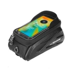 Bike Phone Front Frame Bag Bicycle Bag Waterproof Bike Phone Mount Top Tube Bag Bike Phone Case Holder Accessories Cycling Pouch