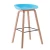 Import Black Bent Wood Legs Bar Stools Chair Footrest with Ergonomic Seat Dining Chairs from China
