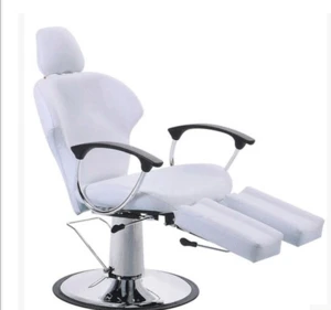 Black pedicure sofa, classic foot bath pedicure chair, manicure chair with electric massage basin