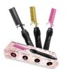Bling Afro Hot Electric Comb Hair Comb Hair Brush,500 degrees Metal Flat Iron Hair Straightener Hot Electric Comb