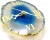 Import Blue Agate Desk / Wall Clock / Agate Table Watch : Stone Clocks : Agate Clocks from India
