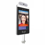 Body screening instrument face recognition biometric time attendance system