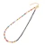 Import Bohemian Summer Beach Fashion Souvenirs, Natural Baroque Pearl Rainbow Colorful Beads Stainless Steel Choker Necklaces from China