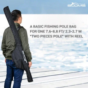 Booms Fishing PB1 Portable Waterproof Folding Rod Case Pole Bag