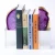 Import BRLIGHTING Crystal and Agate Bookends Heavy Duty in Purple 12.5 lbs BRAC4108 for office, Shelves and Desk Set of 2 from China