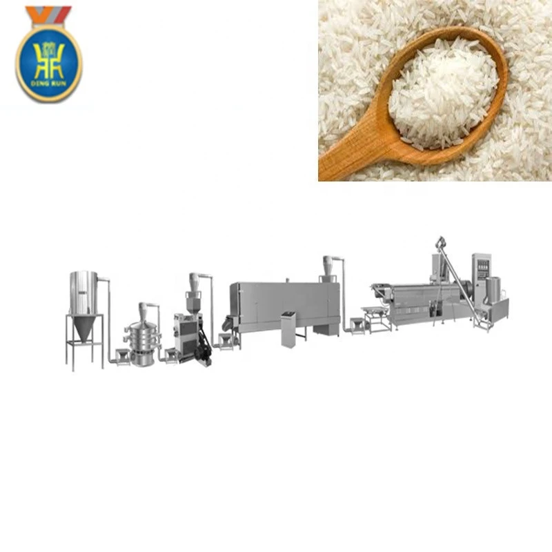 broken rice reuse nutritional artificial  grains making line production equipment machine