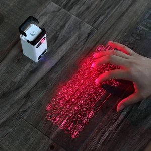BT virtual laser keyboard Portable Wireless Projection mini keyboard for computer mobile smart Phone With Mouse function