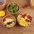 Import BTO disposable custom printing food packing box container salad bowls kraft paper bowl with lid from China