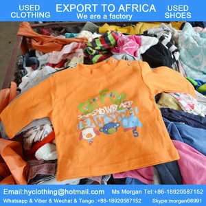 Bulk Wholesale to Africa 100Kg Children Summer Wear Bundle Used Clothing