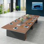 Business office meeting room desk