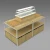 Import Buy retail shelving systems display rack customized size wooden mdf display stand boutique shop display furniture from China