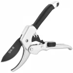 Bypass Ratchet Hand Pruner Stainless Steel Shears Garden Tree Scissors Pruning Shears