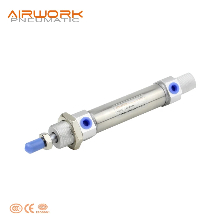 C85 MI 20X50MM types of cheap pneumatic penumatic stainless steel mini small m5 round air cylinder 100mm 400mm