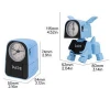 Cartoon Manual Deformation Dog Alarm Clock Kids Electronic Wake Up Timer Clocks Creative Gifts Toys