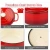 Import Cast Iron Dutch Oven 3 Quart Enameled Dutch Oven, Stock Pot with Lid, Red from China