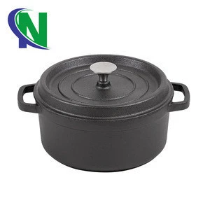 cast iron hot pot soup cooking pot