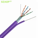 CAT5E UTP OUTDOOR LAN CABLE WITH MESSENGER COMMUNICATION CABLE computer networking