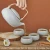 Import Ceramic afternoon tea coffee cup set  custom tea set  porcelain tea pot with tea strainer from China