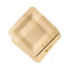 certificate eco friendly bamboo dish food grade 7inch square disposable bamboo plate