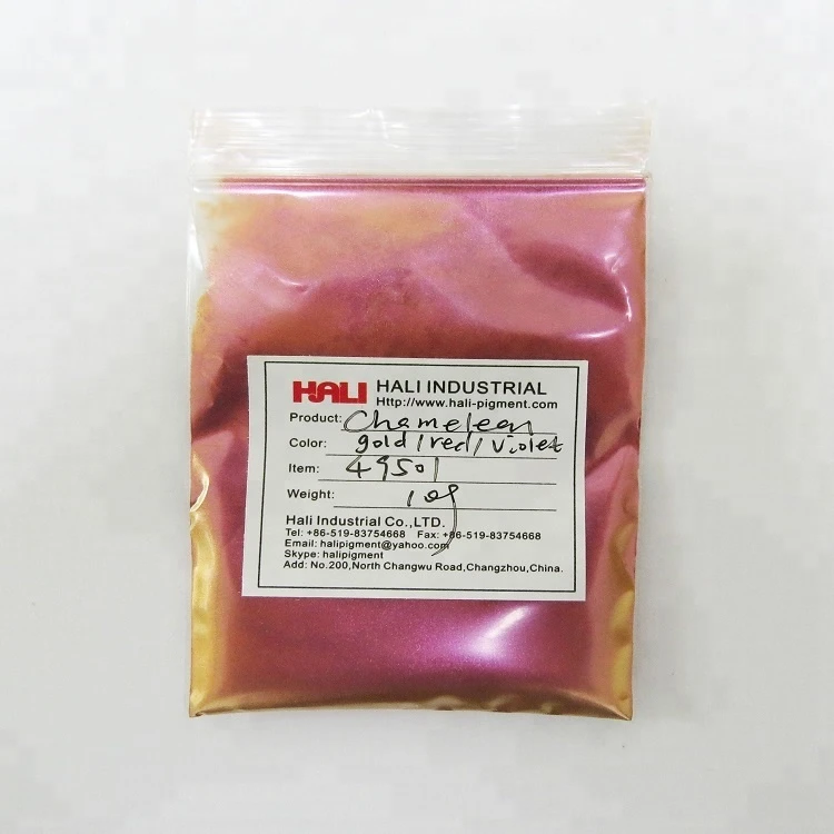 chameleon pigment mirror effect pigment powder,item:49501,color:Gold/Red/Mauve