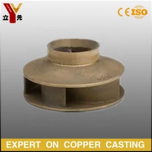 channel range bronze impeller for vacuum centrifugal pump