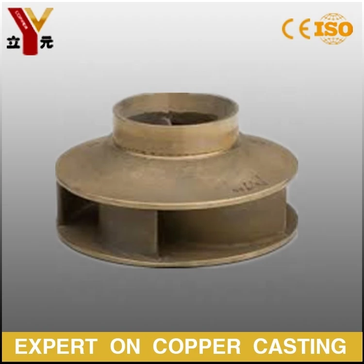 channel range bronze impeller for vacuum centrifugal pump