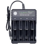 Charger usb Cable Wholesale Li-ion Li ion Battery 18650 Battery Charger 4 Slots