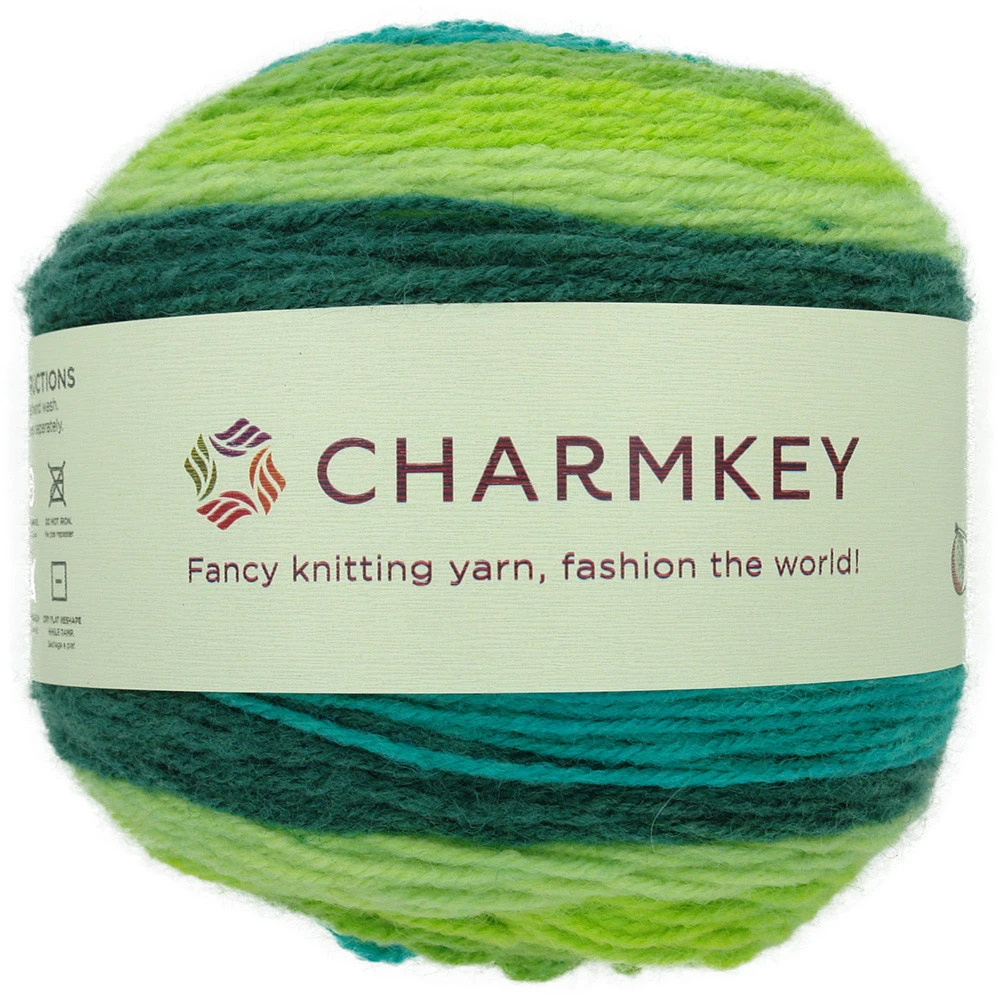 Charmkey melange yarn 80% acrylic 20% wool yarn cake yarn for knitting